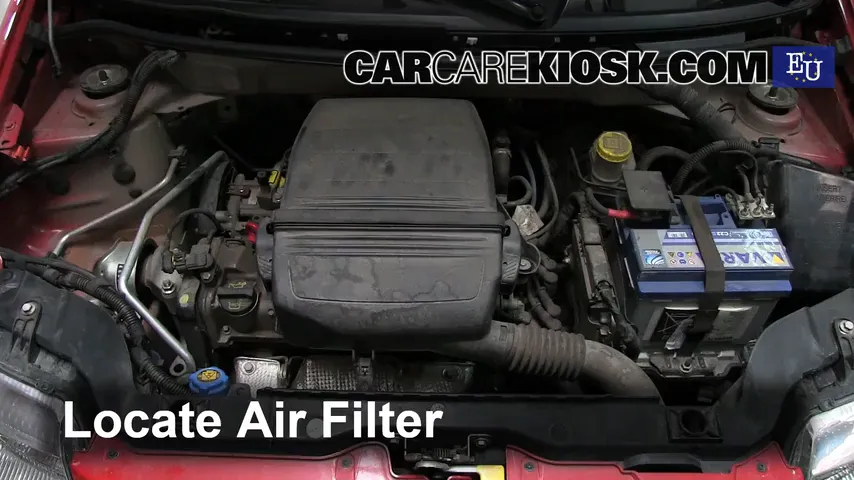 2010 Fiat Panda Active 1.2L 4 Cyl. Air Filter (Engine)